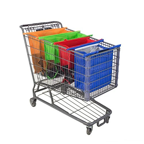 Ecogam - Multi-Sacs de Courses pour Chariot - Durables et Pratiques