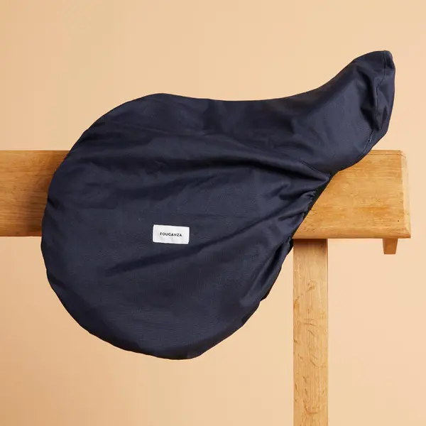 Couvre selle équitation déperlant - marine