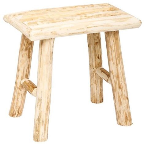 Tabouret En Bois Style Pure Nature Woody
