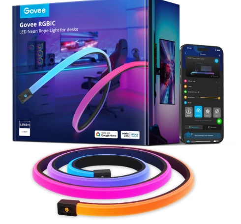 Govee RGBIC LED Neon Rope Lights for Desks