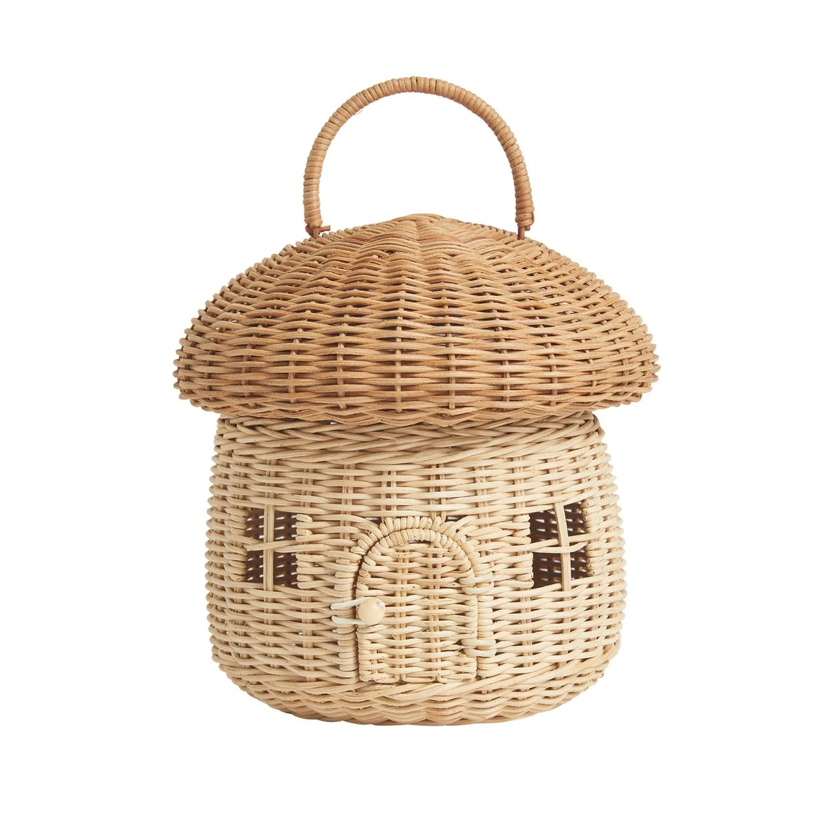 Panier Champignon en rotin