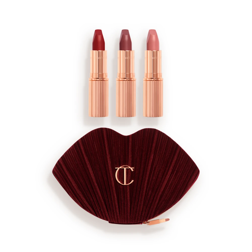 HOT LIPS BAG - MAKEUP BAG & LIP KIT