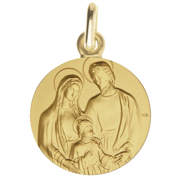 Médaille de baptême Très Sainte Famille
