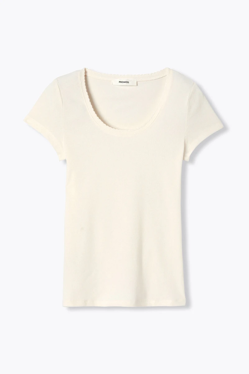 T-shirt col hublot Femme