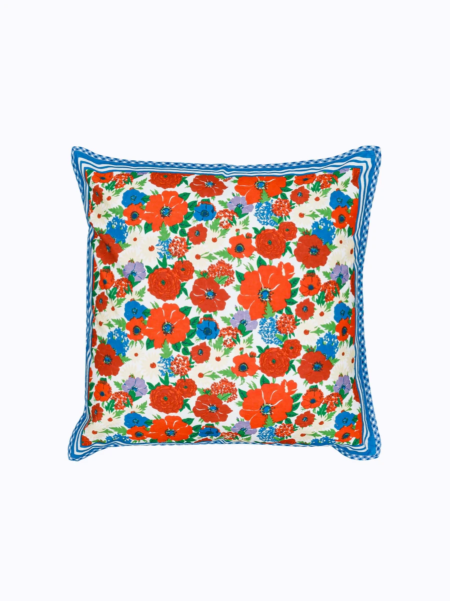 Spring sarong cushion cover - Lucas du Tertre