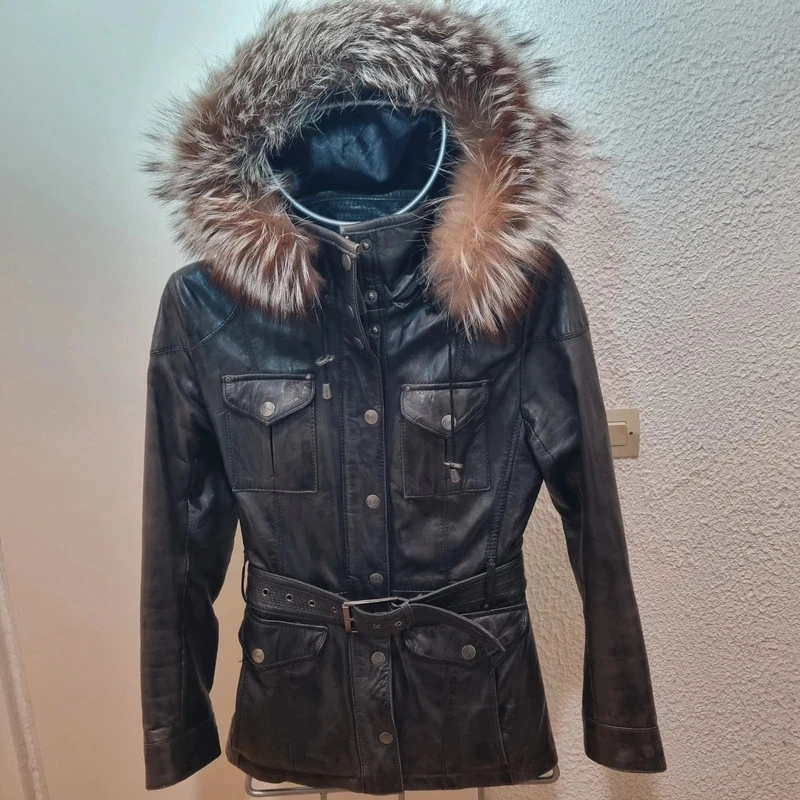 Veste en cuir heeli