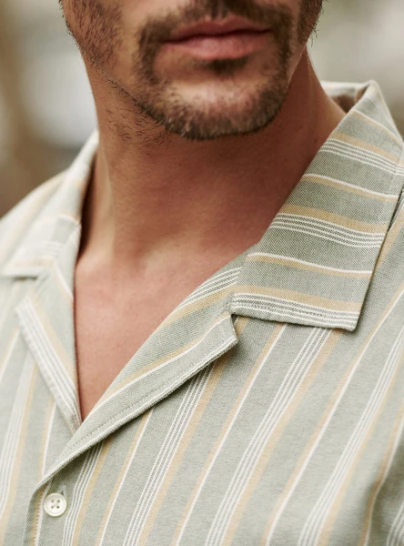 Chemise Harlem Tilleul Topaze