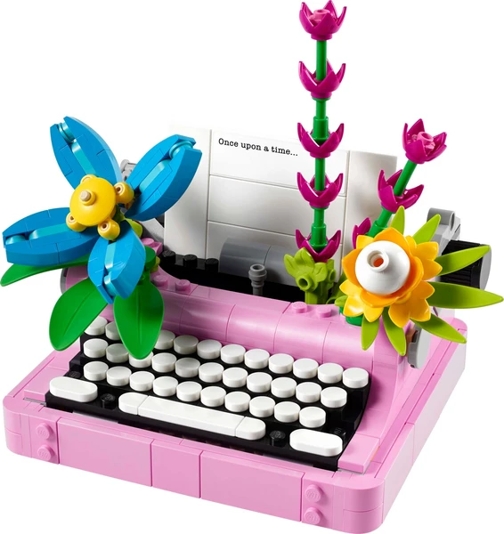 La machine à écrire avec des fleurs 31169 | Creator 3-en-1 | Boutique LEGO® officielle FR