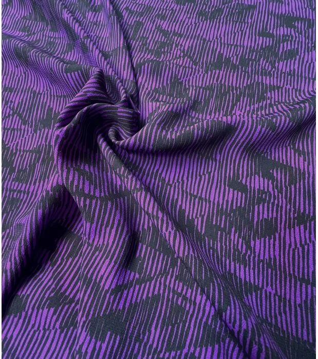 Tissu crêpe viscose - Sortilège Magic purple