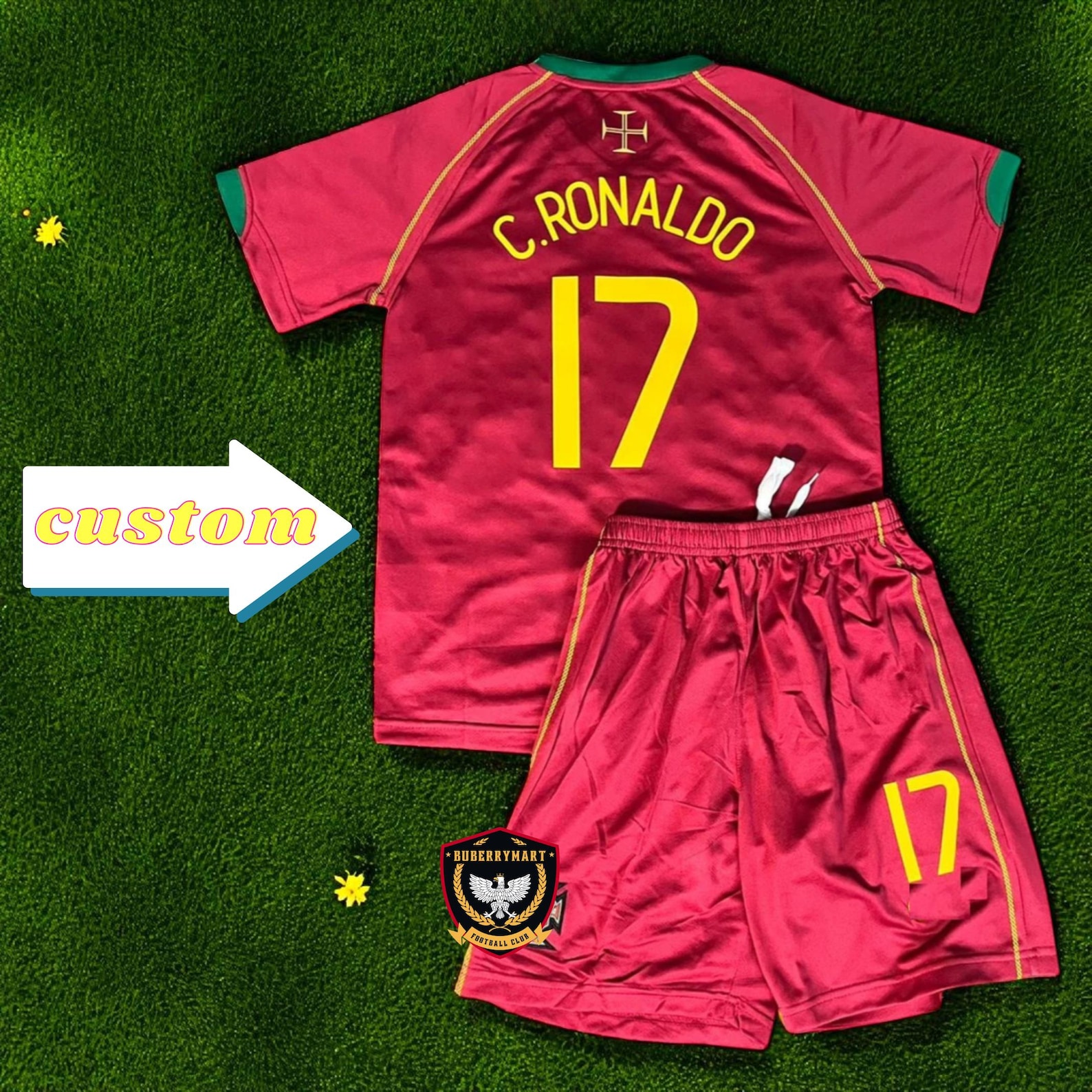 Maillot FC Barcelone Personnalisé – Kit Complet Maillot + Short + Chaussettes – Noms Et Numéros Imprimés – Tailles Enfants Et Adultes Jusqu’au 3XL