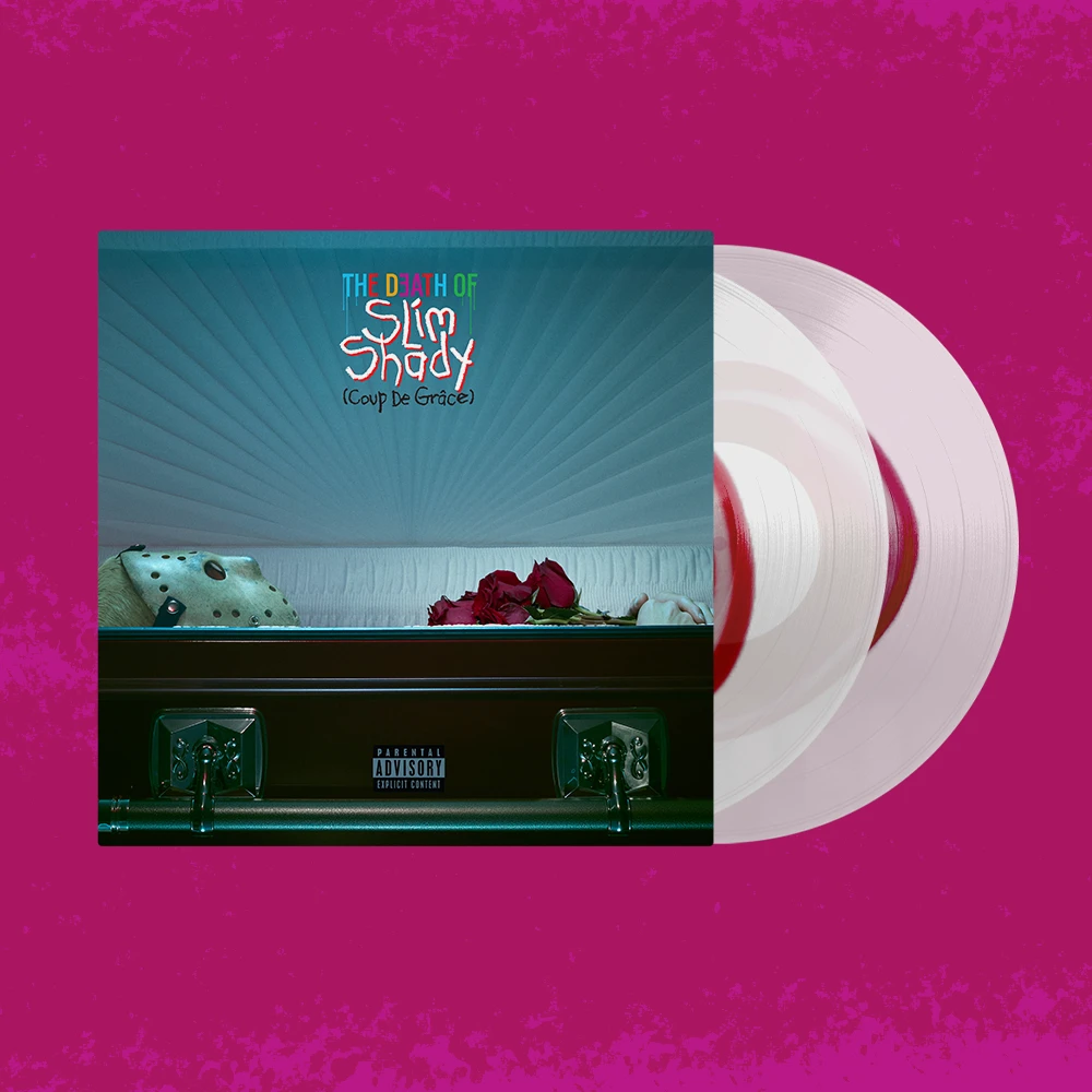The Death of Slim Shady (Coup de Grâce) Blood Stain Clear Vinyl (Alter - Official Eminem Online Store
