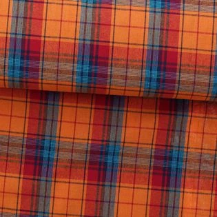 Tissu coton madras - Sainte Rose | Rascol