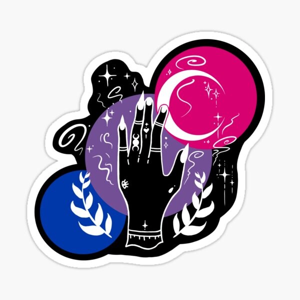 Main sorcière bisexuelle | Sticker