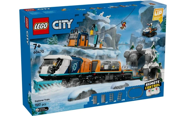 60470 LEGO City Le train express des explorateurs en Arctique