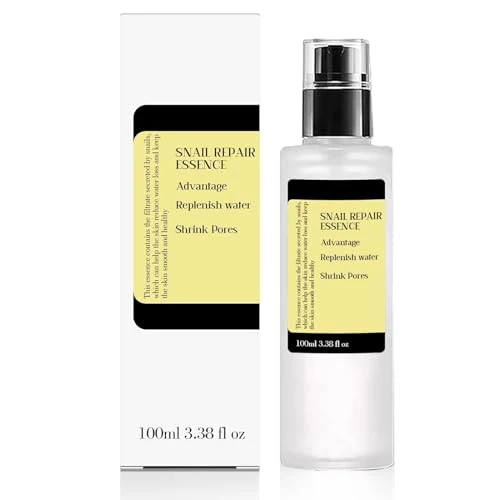 Snail Mucin, Advanced Snail 96 Serum Visage, Snail Mucin Serum Hydratant Visage, Serum Anti Age, Bave D'escargot, Réduit Les Rides et Ridules pour Une Peau Radieuse, 100ml