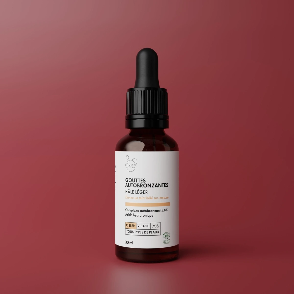 Gouttes autobronzantes hâle léger