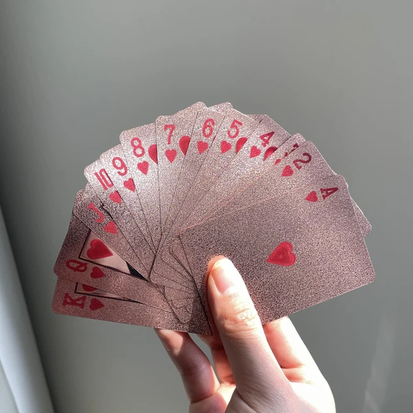 54 cartes jeu imperméables cartes poker en plastique jeu - Temu France