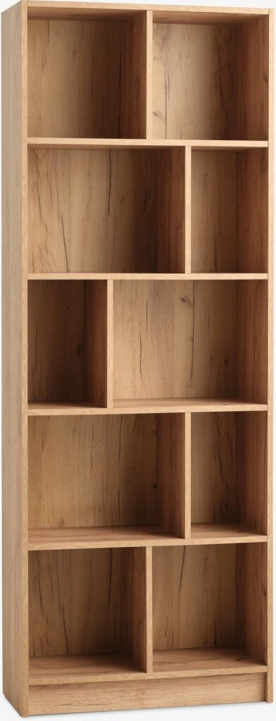 Bibliothèque MOSBJERG 10 tablettes coloris chêne naturel | JYSK