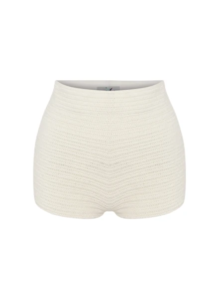 Chouchou Hand-Crocheted Mini Shorts