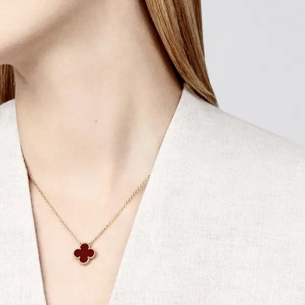 Collier Trèfle – Charme de Chance, Or 18K