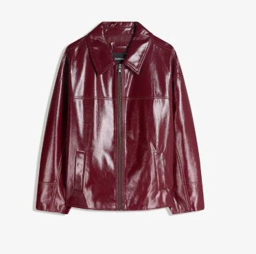  bordeaux oversize jacket