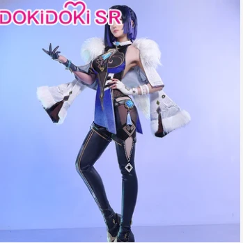 DokiDoki-SR Game Genshin Impact Cosplay Yelan Costume Ye Lan