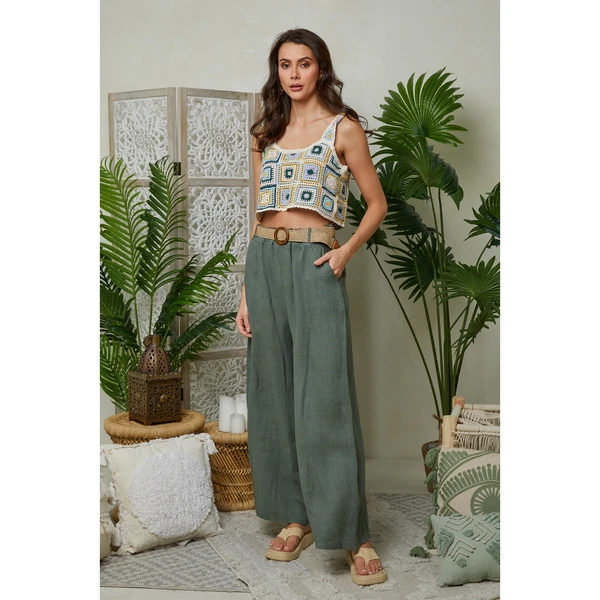 Pantalon - Kaki - Femme