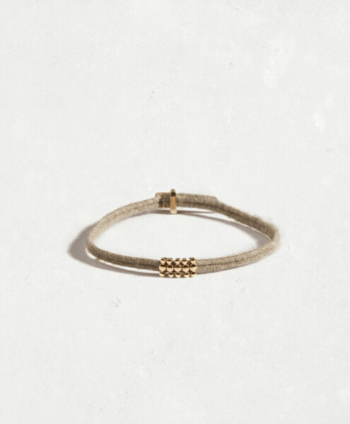 Charnières 10K Yellow Gold Sigma Bracelet | Yannis Sergakis