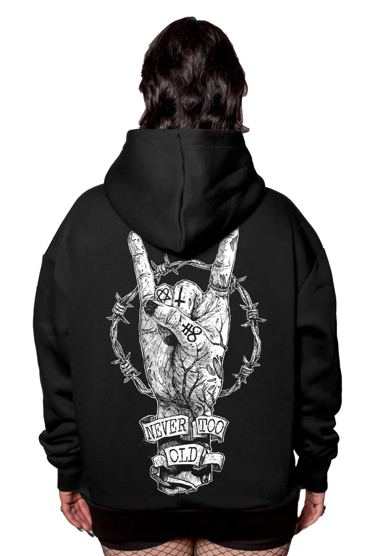 Hoodie - "HOLY MÉTAL" Crève