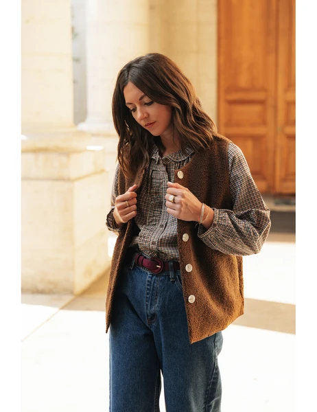 Gilet Elliot brown