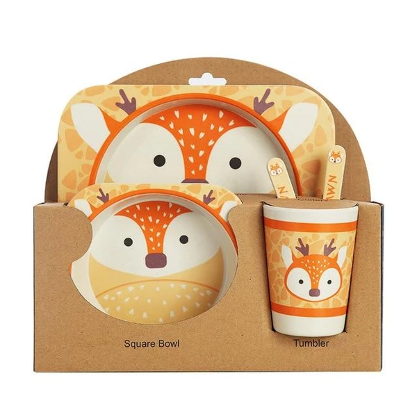 Assiette Enfant Bambou Dessin