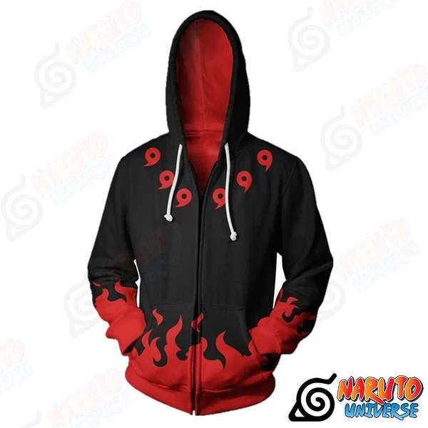 Naruto Jacket (Zipper Hoodie) Madara 6 Paths Hoodie