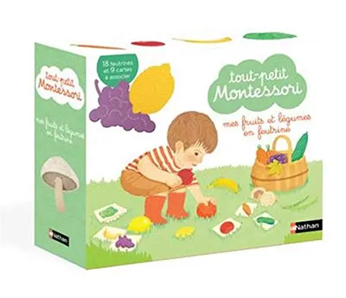 Tout-petit Montessori - Les fruits et légumes - Dès 15 mois