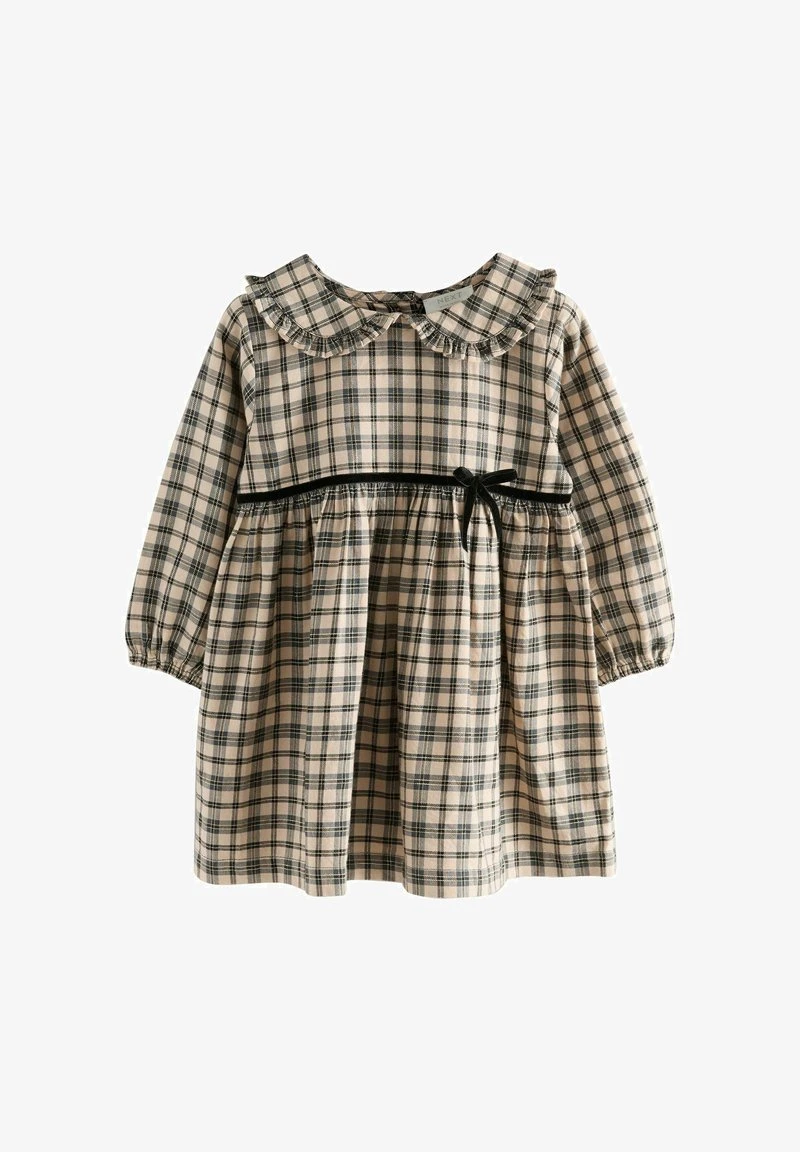 REGULAR FIT - LONG SLEEVE COLLAR - Robe de jour - neutral check