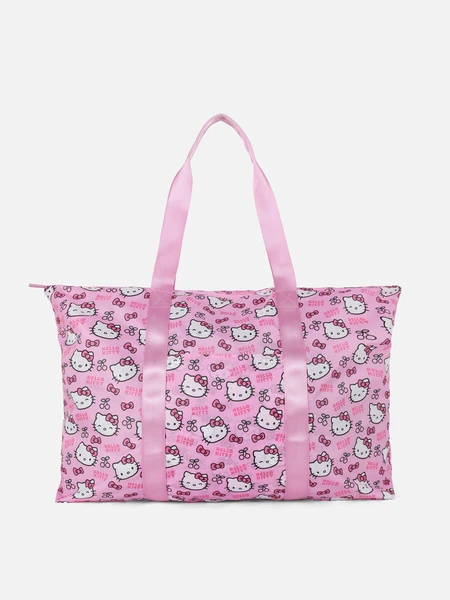 Sac de voyage à rabat Hello Kitty