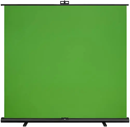 Elgato Green Screen XL - 2x1.82m Fond Vert Extra Large, Toile Anti-Plis pour enlever l’arrière-plan en Streaming ou Visioconférence, sur Instagram, YouTube, TikTok, Zoom, Teams, OBS