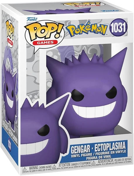 Funko Pop Games: Pokemon - Gengar - Ectoplasma - Figurine en Vinyle à Collectionner - Idée de Cadeau - Produits Officiels - Jouets pour Les Enfants et Adultes - Video Games Fans