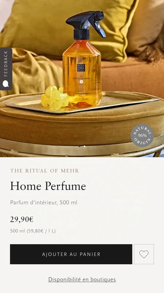 Parfum d'intérieur 
