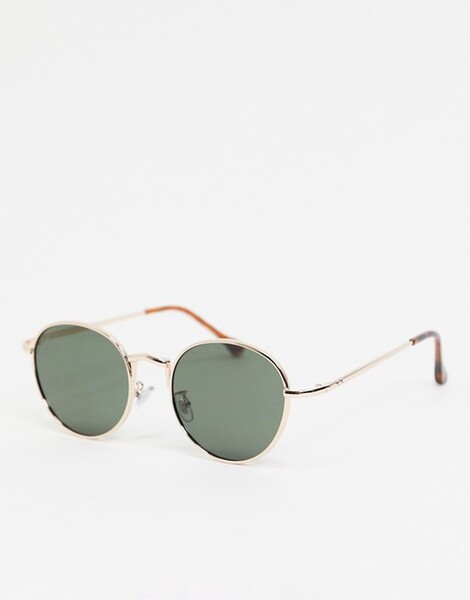 Jeepers Peepers - Lunettes de soleil rondes - Doré