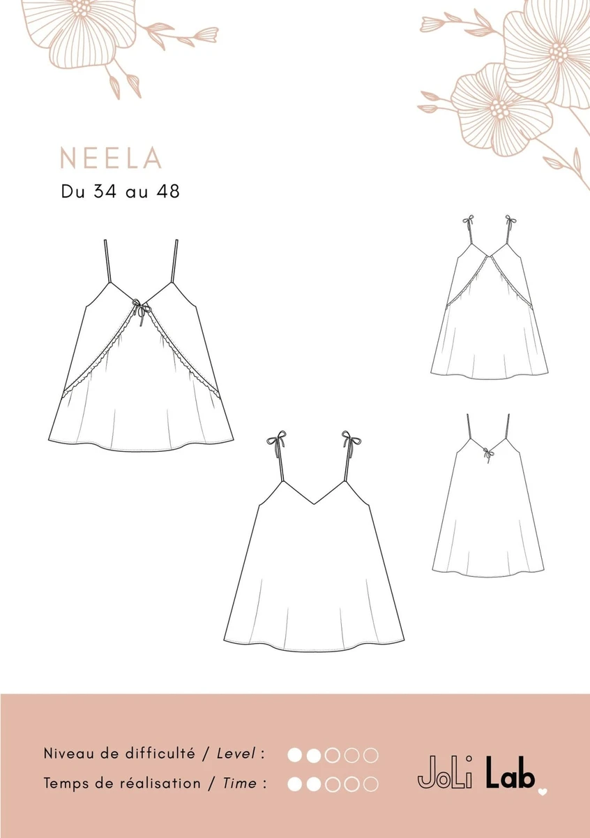 Top/robe Neela - Patron Couture PDF