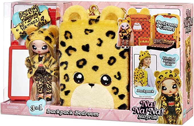 Na Na Na Surprise Ensemble 3-en-1 & Chambre JENNEL Sac-à-Dos Jaguar Contient 1 poupée Mannequin édition limitée avec 1 Tenue Exclusive & +-À Collectionner, 5 Ans +, 575696EUC : Amazon.fr: Jeux et Jouets