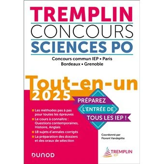 Tremplin Concours Sciences Po Tout-en-un 2025