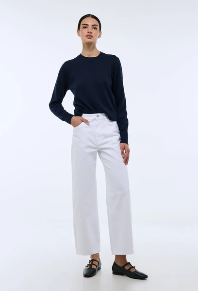 Jean large en coton