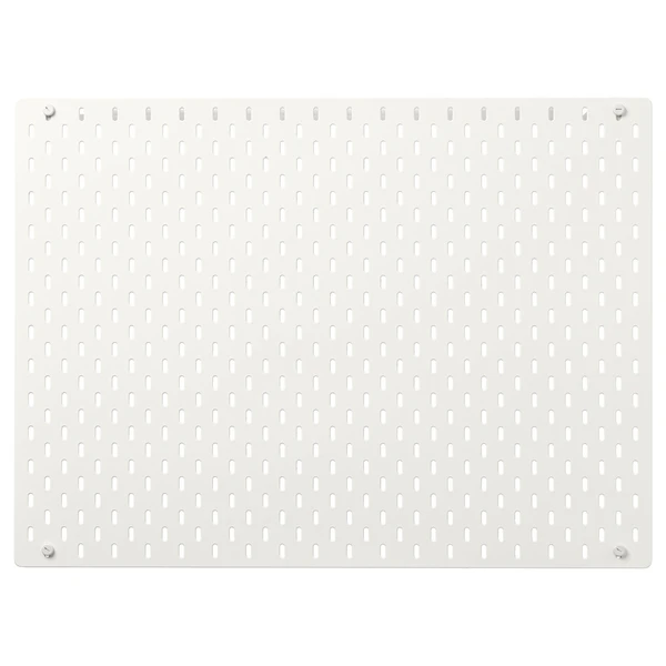 SKÅDIS Panneau perforé - blanc 76x56 cm