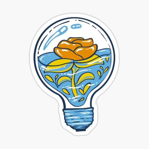 Aroace Potion Terrarium Couleurs cachées | Sticker