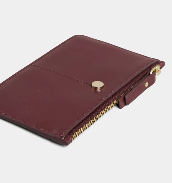 Porte-cartes Kate uni zippé - Galeries Lafayette