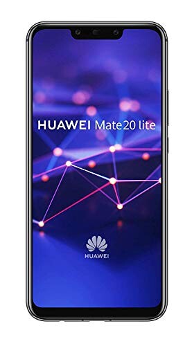 Huawei Mate 20 Lite Smartphone débloqué 4G (6,3 pouces - 64 Go/4 Go - Double Nano-SIM ou Nano-SIM + carte Micro-SD - Android) Noir [Version européenne]