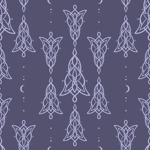 Evenstar Purple Fabric | Spoonflower