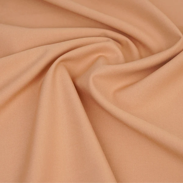 Tissu twill synthétique et modal uni dusty coral | Tissu pour couture d'habits fluide au beau tombant
