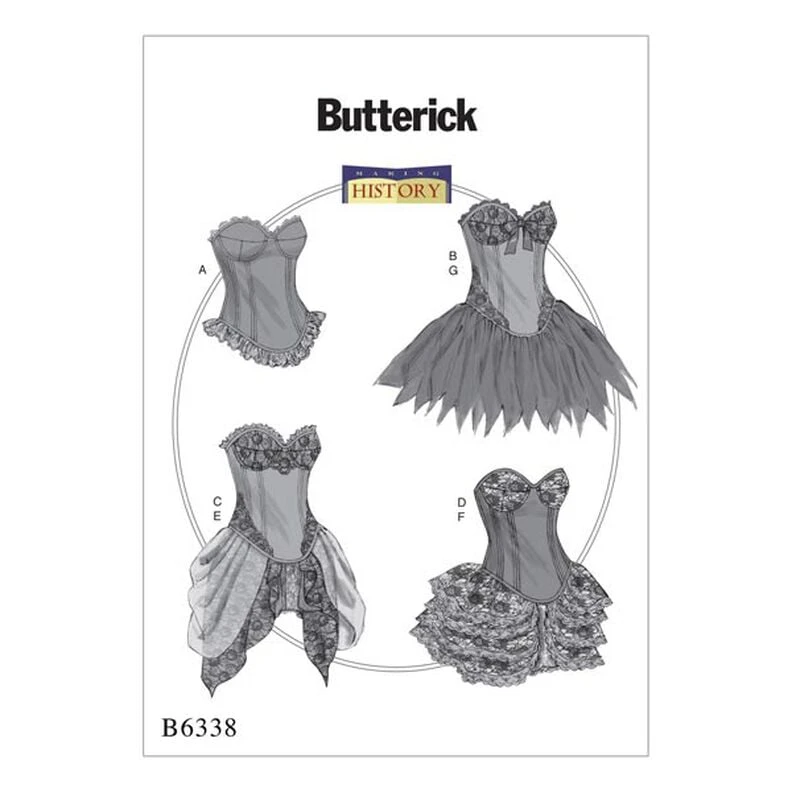 Costume historique, Butterick 6338|40 - 48